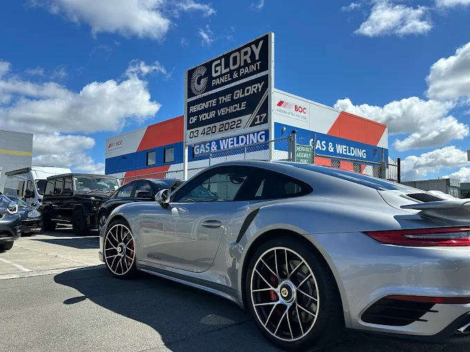 Porsche 911 at GLORY Panel & Paint, Christchurch